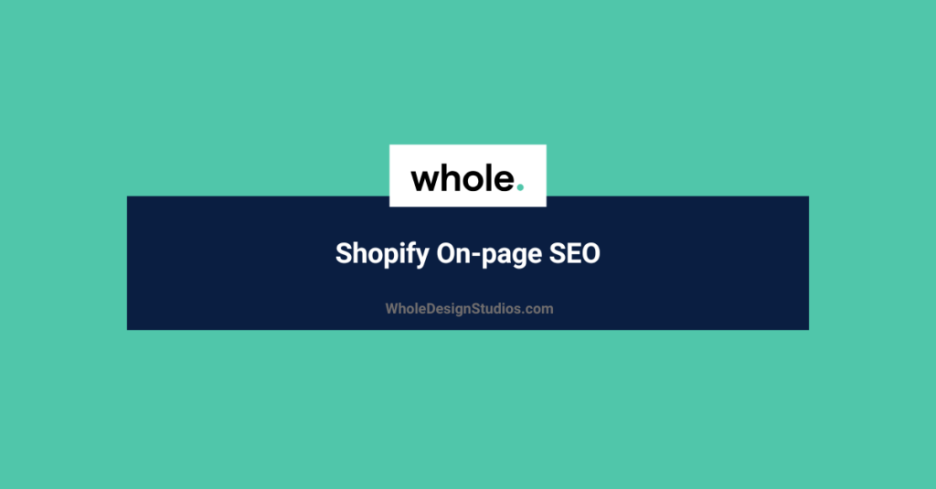 Shopify On-page SEO